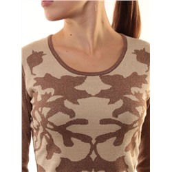 1507-12 Платье трикотажное (73% хлопок, 27% нейлон) размер свободный 44-46