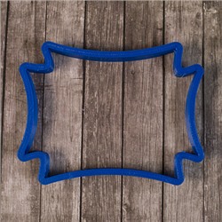 Вырубка для пряника "Рамка прямоугольная" пластик, 11 см