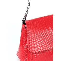 Сумка женская натуральная кожа JRP-J 009-1,  3отд,  плечевой ремень,  красный 257351