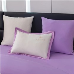 Комплект постельного белья Сатин-Шелк Я IN LOVE на резинке LVR002