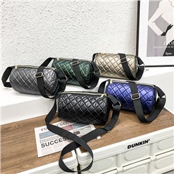 9076-3 серебро Сумка женская (23х14х14)