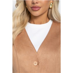 Жилет Силуэт (персиковый) Б11461