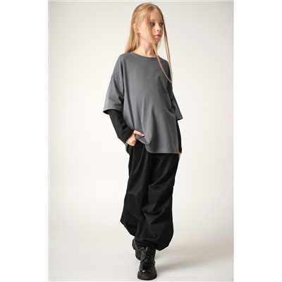 Лонгслив с двойным рукавом для мальчика Happyfox