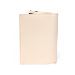 Обложка для авто+паспорт-Croco-ВП-105 натуральная кожа бежевый питон/беж матовый (501/242)  236422