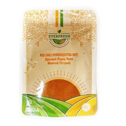 RED CHILI POWDER Extra Hot, Everfresh (КРАСНЫЙ ПЕРЕЦ ЧИЛИ Молотый острый, Эверфреш), 100 г.