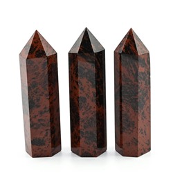 Кристалл из обсидиана "Карандаш" 25*25*100мм, 100-109г.