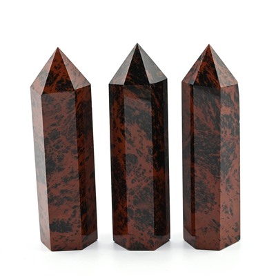 Кристалл из обсидиана "Карандаш" 25*25*100мм, 100-109г.
