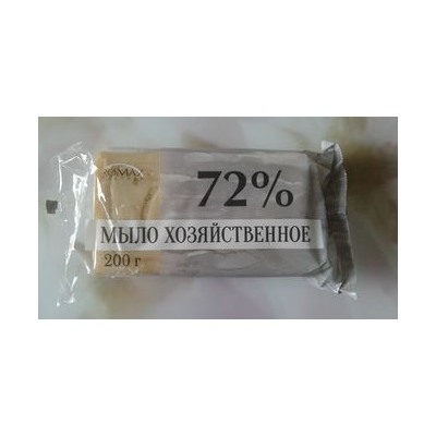 Мыло хозяйственное 72% в обертке "флоупак"