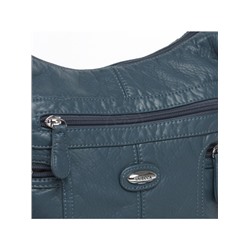 Сумка женская искусственная кожа Guecca-7012,  1отд+карм/перег,  плеч/ремень,  синий 235199