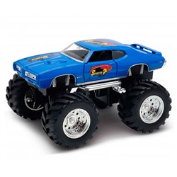 Welly. Игрушка модель машины 1:38 Pontiac GTO Wheel Monster СА 0088