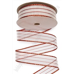 Лента декоративная 3,8 см*30 ярд (38-66, 38-71)