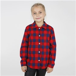 Рубашка для девочки Шотландия