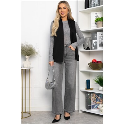 Костюм с юбкой Окси (черный) К14364-8М