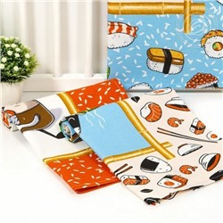 К-т полотенец "Васаби" 50*60 см. - 3 шт. рогожка хлопок 100%