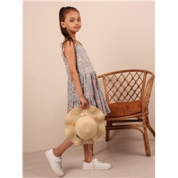 Сарафан МЛШ-4 "Барбариска" серый-розовый