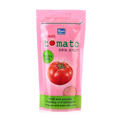 FRESH TOMATO Spa Salt, Yoko (Солевой скраб для тела СВЕЖИЙ ТОМАТ), 300 г.