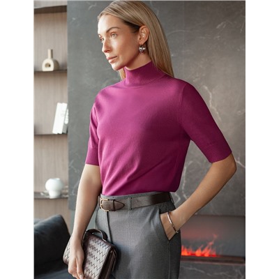 Джемпер тонкой вязки из хлопка с нейлоном