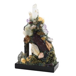 Каменная горка из самоцветов 120*60*190мм.