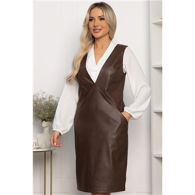 Сарафан Горячий шоколад (шоколадное) П13718-15М