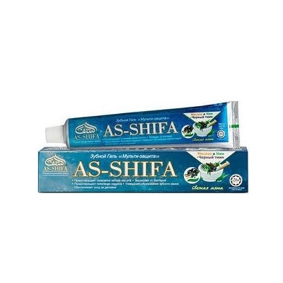 MULTI PROTECTION Tooth Gel, As-Shifa (Зубной гель МУЛЬТИ ЗАЩИТА, Свежая мята, Ас-Шифа), 120 г.