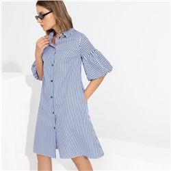 Платье, Убежим от папарацци (блю, с поясом)