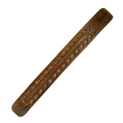 Подставка под благовония ЛЫЖА РЕЗНАЯ L040 (дерево, резьба, 25 см.), 1 шт.