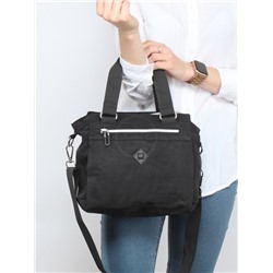 Сумка женская текстиль CF-8530,  3отд,  плечевой ремень,  черный 256559