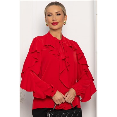 Блуза Дыхание осени (красная) Б14187-5М