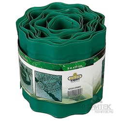 Лента бордюрная RACO,зел,10смх9м (42359-53681С)
