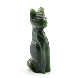 Кошка из нефрита 34*42*103мм, 189г