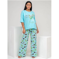 Костюм женский Текс-Плюс, цвет голубой