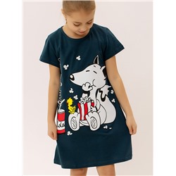 Платье ФЛ-3 "Мульти" петроль