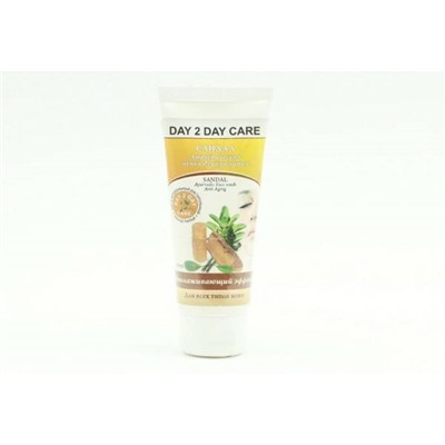 Ayurvedic Face Wash SANDAL Anti Aging, Day 2 Day Care (Аюрведическая пенка для умывания САНДАЛ Омолаживающий Эффект, Дэй Ту Дэй Кэр), 50 мл.