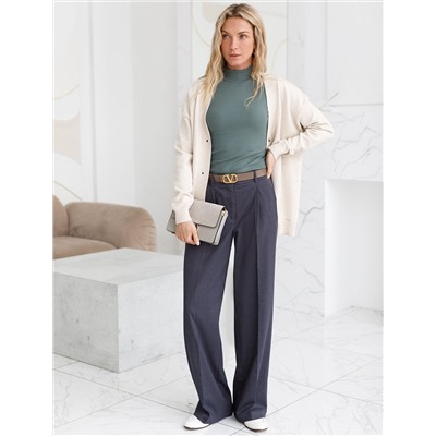 Брюки-палаццо из поливискозы