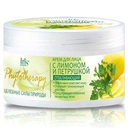 Крем д/лица PHYTOTHERAPY 180мл Банка Лимон и петрушка тонизирующий IRIS