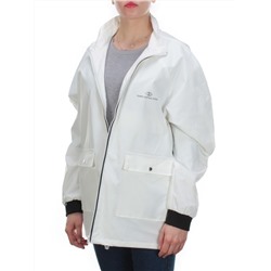 1106 WHITE Ветровка женская FASHION (100% полиэстер) размер 5XL- 56 российский