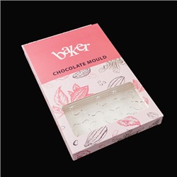 Форма для шоколада (поликарбонат) "Плитка Узор 2", 275*175 мм, 3 ячейки