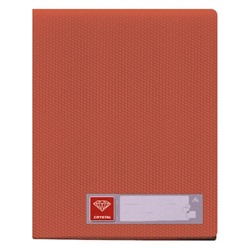 Папка-файл  40 Crystal -CR40RED 0.5мм красный (816992) Бюрократ