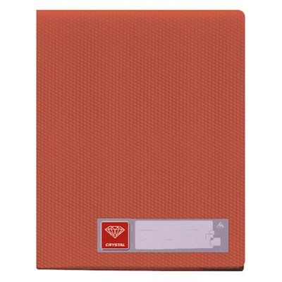 Папка-файл  40 Crystal -CR40RED 0.5мм красный (816992) Бюрократ