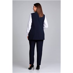 Liona Style 859 темно-синий, Брюки,  Блуза,  Жилет