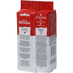 LAVAZZA. Rossa (молотый) 250 гр. мягкая упаковка