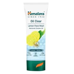 Oil Clear LEMON FACE WASH, Himalaya (Средство для умывания С ЛИМОНОМ И МЕДОМ для жирной кожи, Хималайя), 50 мл.