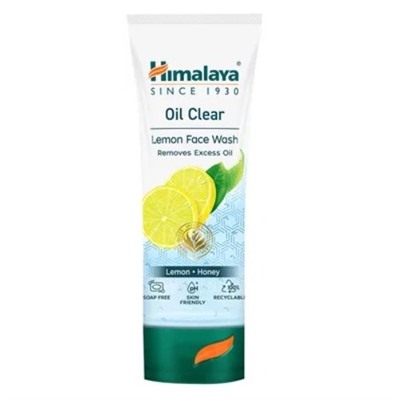 Oil Clear LEMON FACE WASH, Himalaya (Средство для умывания С ЛИМОНОМ И МЕДОМ для жирной кожи, Хималайя), 50 мл.