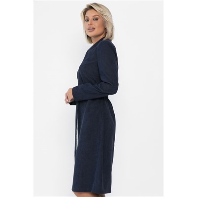 Платье Классическая грация (синее) П13664-19М