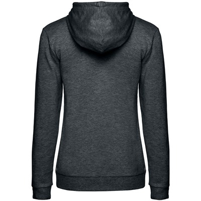 Толстовка с капюшоном женская Hoodie, серый меланж (антрацит)