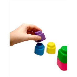 Детская игрушка для ванной "Мягкие кирпичики" Серия «Baby Toys» (5 штук)