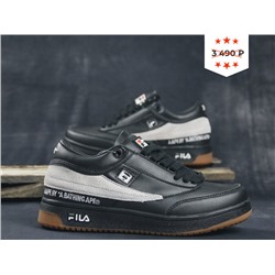 Кроссовки Fila Aape black/white