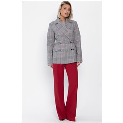 Пиджак Бренда (серый/клетка) Б14124-33М