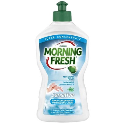 Средство д/мытья посуды 450мл MORNING FRESH Sensitive Aloe Vera