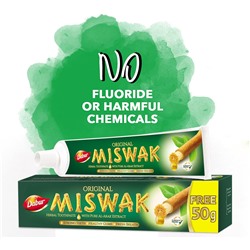 Herbal Toothpaste ORIGINAL MISWAK, Dabur (Зубная паста ОРИДЖИНАЛ МИСВАК, Дабур), 170 г.